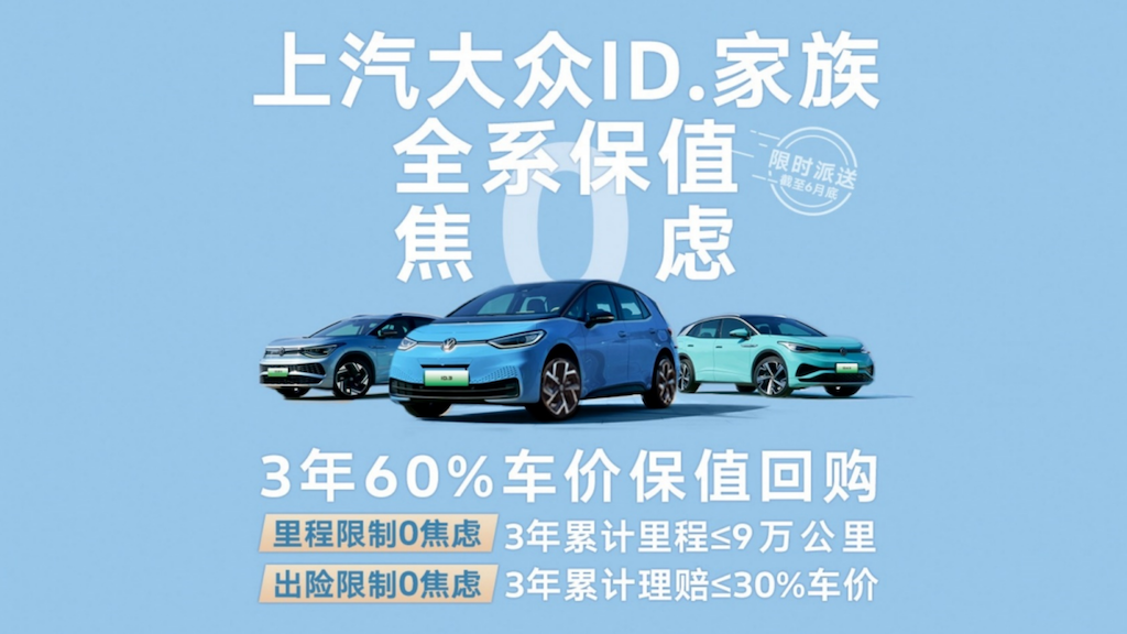多重福利打出“组合拳”效应 上汽大众ID.家族5月新车销售10503辆