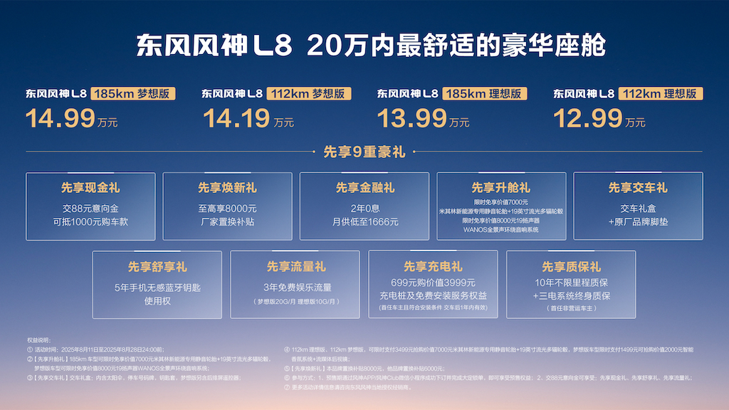 满配移动的家：东风风神L8王炸混动续航2245km，全家舒享每一程